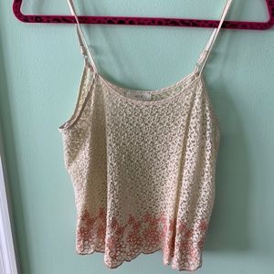 Lace Tank Crop